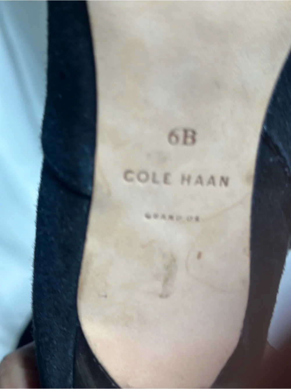 Cole Haan Black Suede Over-the-Knee Stiletto Boots